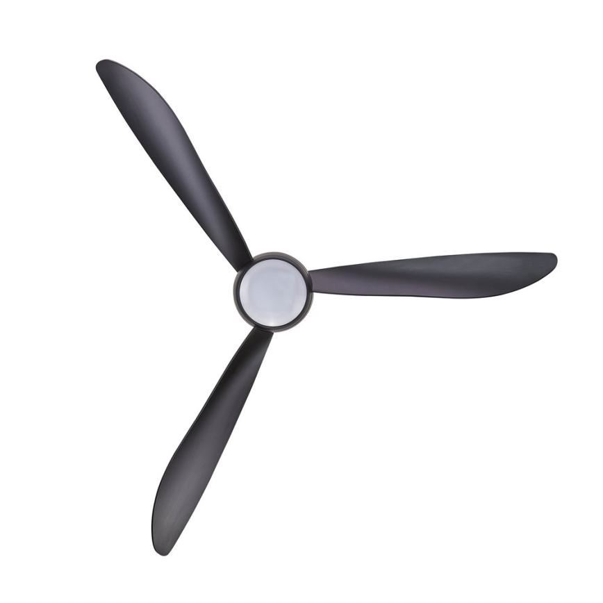 Lucci air 512910 - LED Kattotuuletin AIRFUSION NORDIC LED/20W/230V musta + kauko-ohjaus