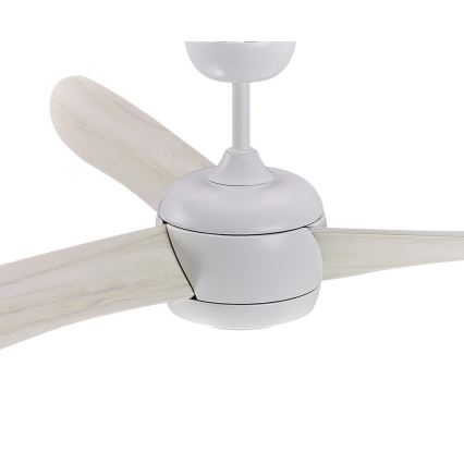 Lucci air 512911 - LED Kattotuuletin AIRFUSION NORDIC LED/20W/230V puu/valkoinen + kauko-ohjaus