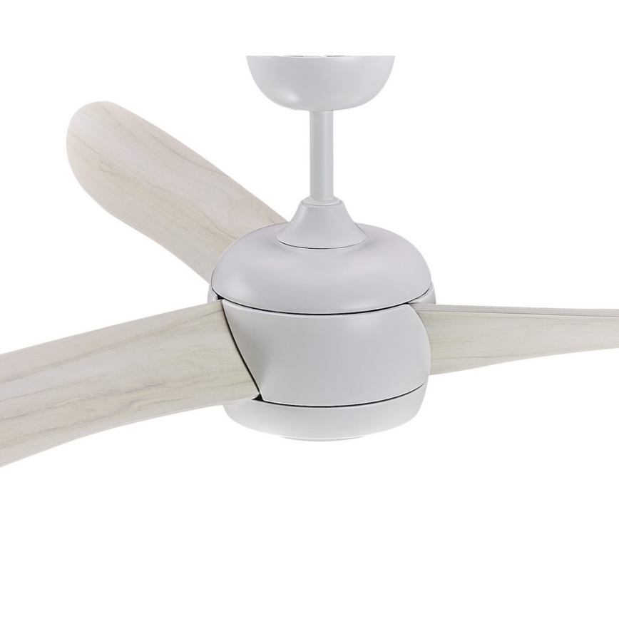 Lucci air 512911 - LED Kattotuuletin AIRFUSION NORDIC LED/20W/230V puu/valkoinen + kauko-ohjaus