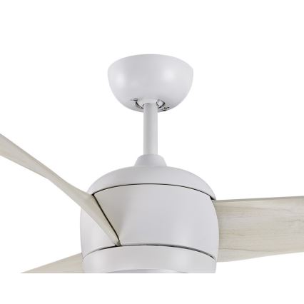 Lucci air 512911 - LED Kattotuuletin AIRFUSION NORDIC LED/20W/230V puu/valkoinen + kauko-ohjaus