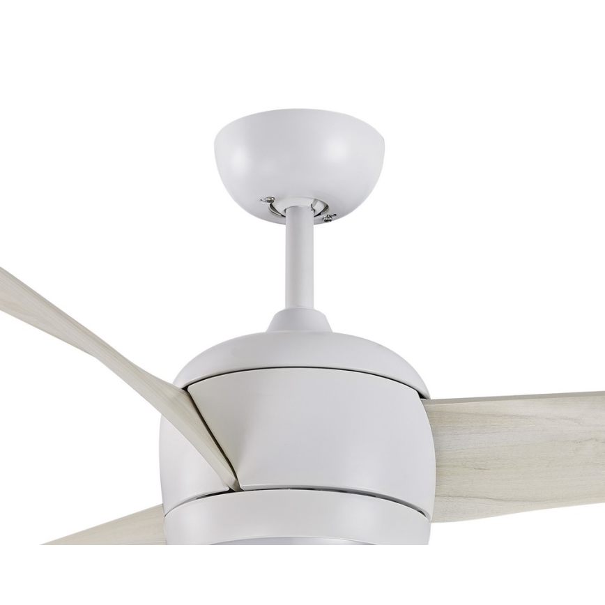 Lucci air 512911 - LED Kattotuuletin AIRFUSION NORDIC LED/20W/230V puu/valkoinen + kauko-ohjaus
