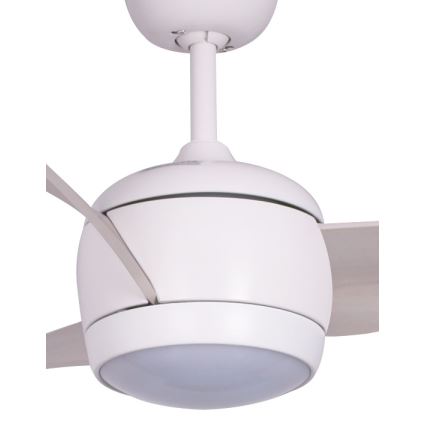 Lucci air 512911 - LED Kattotuuletin AIRFUSION NORDIC LED/20W/230V puu/valkoinen + kauko-ohjaus