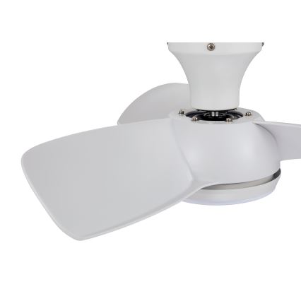 Lucci air 513071 - LED himmennettävä kattovalo SYROS LED/18W/230V 3000/4000/6000K valkoinen + kauko-ohjaus