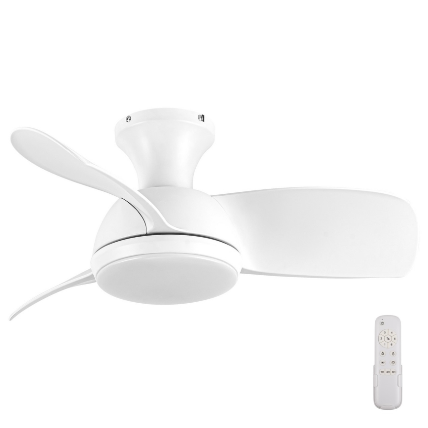 Lucci air 513071 - LED himmennettävä kattovalo SYROS LED/18W/230V 3000/4000/6000K valkoinen + kauko-ohjaus