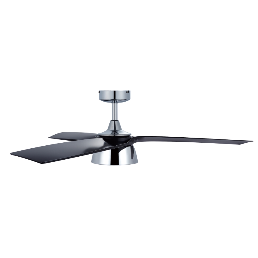 Lucci air 513072 - LED himmennettävä kattovalo BRONX LED/18W/230V 3000/4000/6000K musta/kiiltävä kromi + kauko-ohjaus