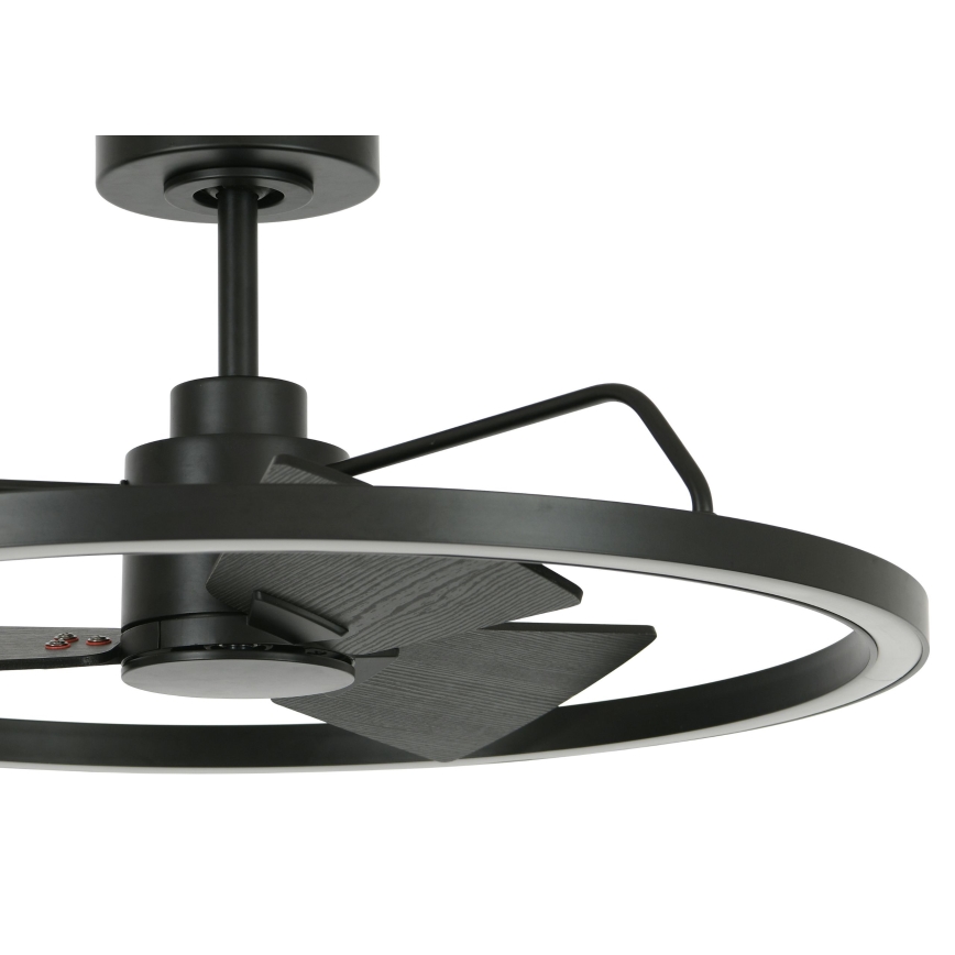 Lucci Air 516124 - LED himmennettävä kattovalo CESSNA LED/36W/230V 3000/4000/5000K musta + kauko-ohjaus