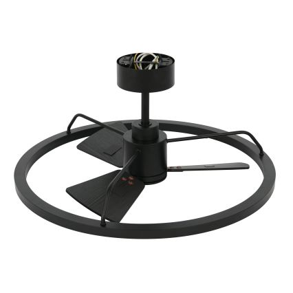 Lucci Air 516124 - LED himmennettävä kattovalo CESSNA LED/36W/230V 3000/4000/5000K musta + kauko-ohjaus