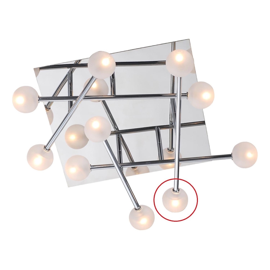 Luxera 17101 - Vaihtolasit kattokruunuille OLIVIA G4