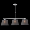 LUXERA 18067 - Kattokruunu COMBO 3xE27/60W harmaa