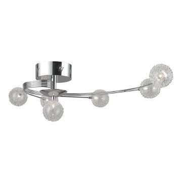 LUXERA 46010 - Kiinteä kattokruunu CASCADA6xG4/20W/230V