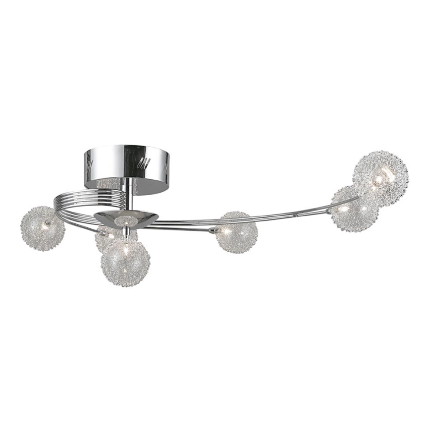 LUXERA 46010 - Kiinteä kattokruunu CASCADA6xG4/20W/230V