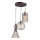 LUXERA 46073 - Kattokruunu narulla TRION 3xE27/60W/230V