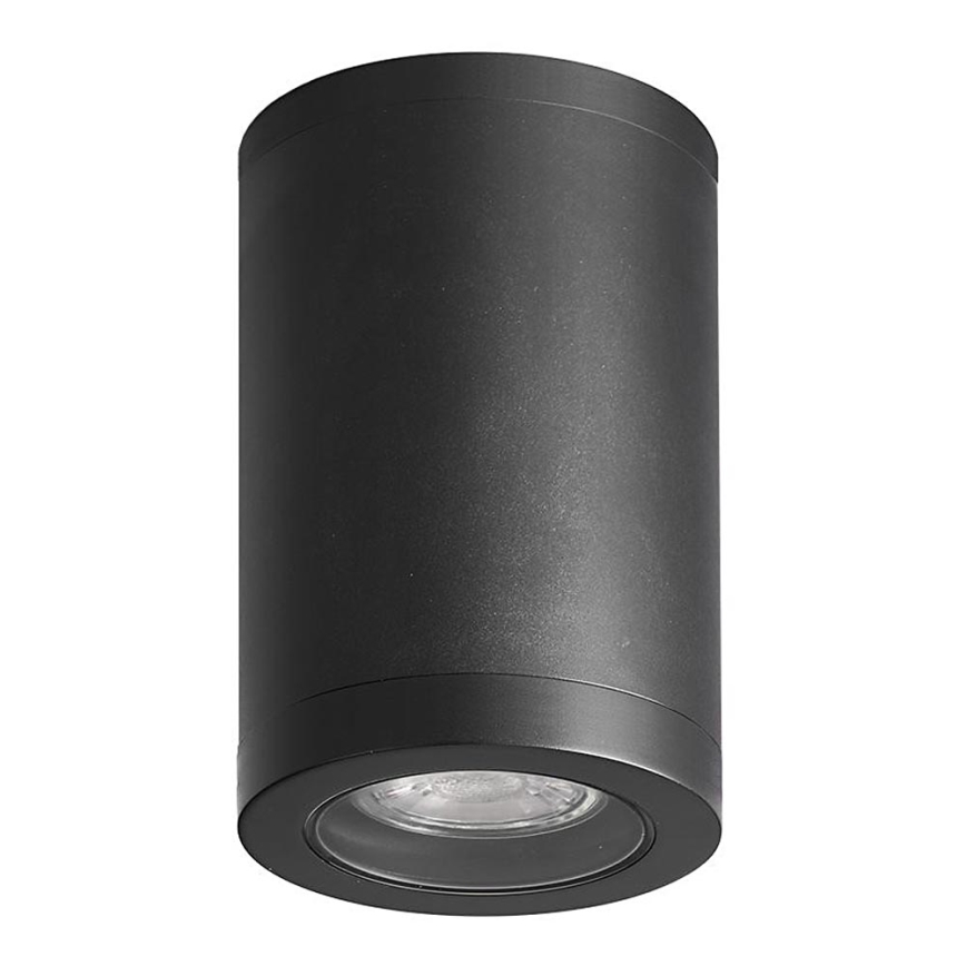 Luxera 48325 - Ulkokattovalo MOPTI 1xGU10/7W/230V IP54 musta