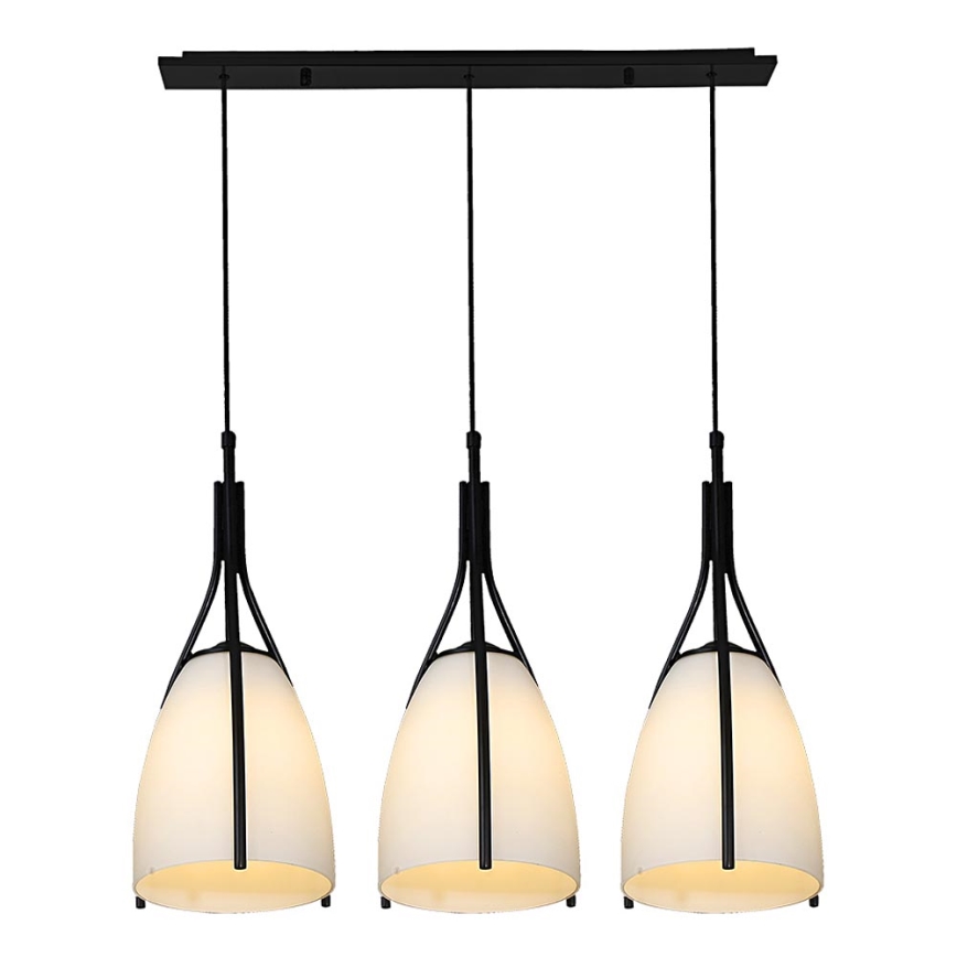 Luxera 61302 - Kattokruunu narulla ZORZO 3xE27/60W/230V