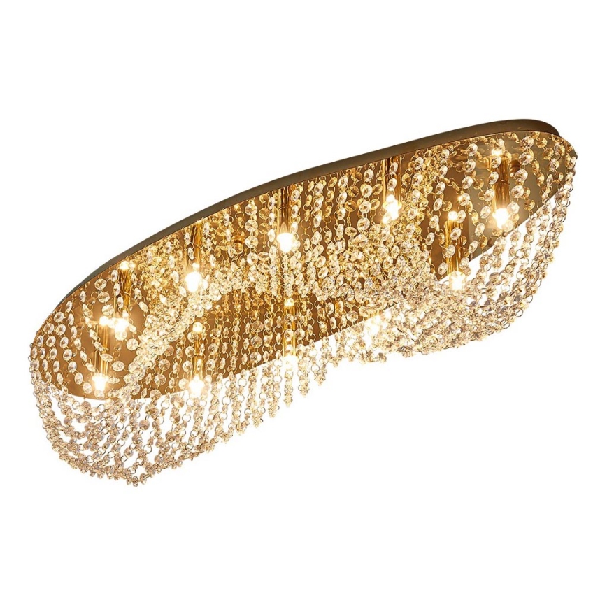 LUXERA 62441 - Kristallikattovalaisin ELIPTHON 10xG9/33W/230V