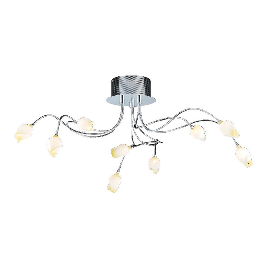 Luxera 64031 - Kiinteä kattokruunu LOTOSS 9xG4/20W/230V