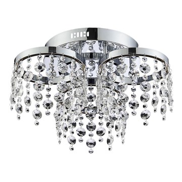 LUXERA 64394 - Kiinteä LED-kristallikruunu ERATTO 3xLED/11W/230V