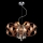 LUXERA 64408 - Kristallikruunu narussa RIBBON CRYSTAL 6xG9/33W/230V