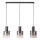 Luxera 64414 - Kattokruunu narulla MOXIE 3xE27/60W/230V