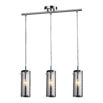 LUXERA 68001 - Riippukattokruunu PALMIRA 3xE14/60W/230V