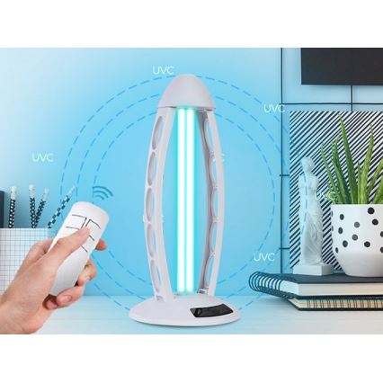 Luxera 70416 - Desinfioiva bakteereja tappava lamppu otsonilla UVC/38W/230V+kaukosäädin