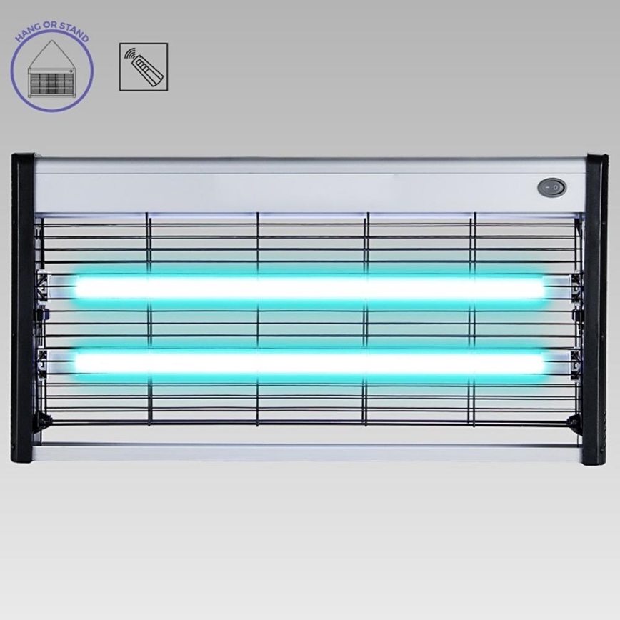 Luxera 70418 - Desinfioiva bakteereja tappava lamppu 2xT5 UVC/15W/230V + Kauko-ohjaus