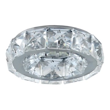 LUXERA 71055 - Upotettu valo CRYSTALS 1xGU10/50W/230V