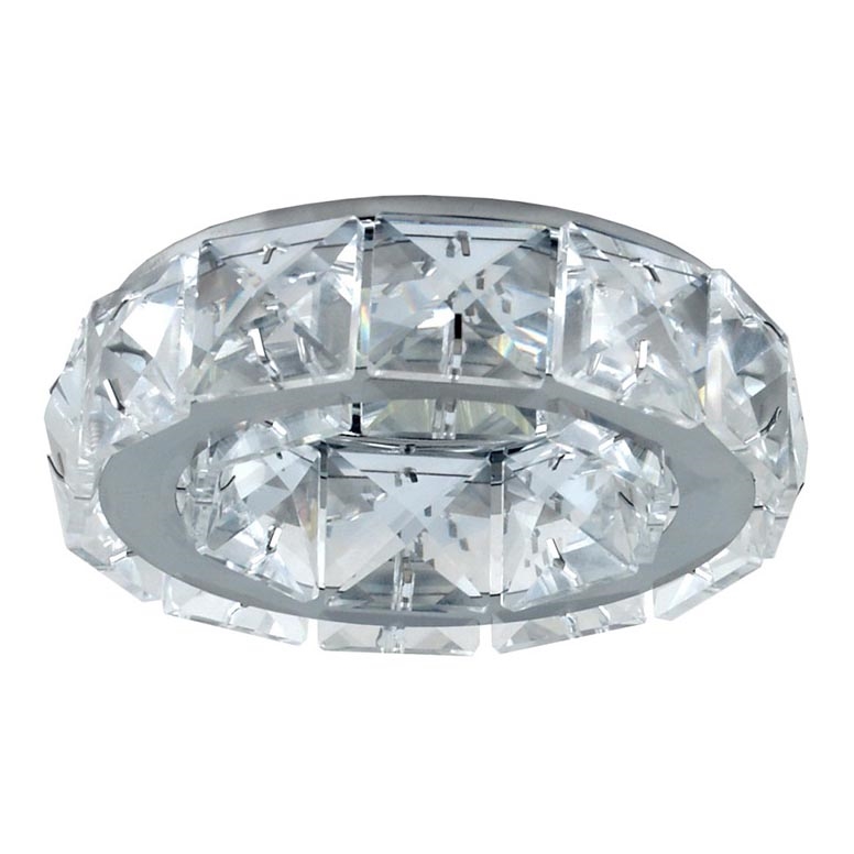 LUXERA 71055 - Upotettu valo CRYSTALS 1xGU10/50W/230V