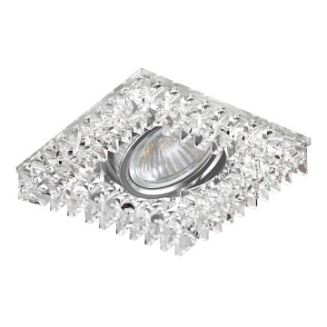 LUXERA 71067 - Upotettu valo CRYSTALS 1xGU10/50W/230V
