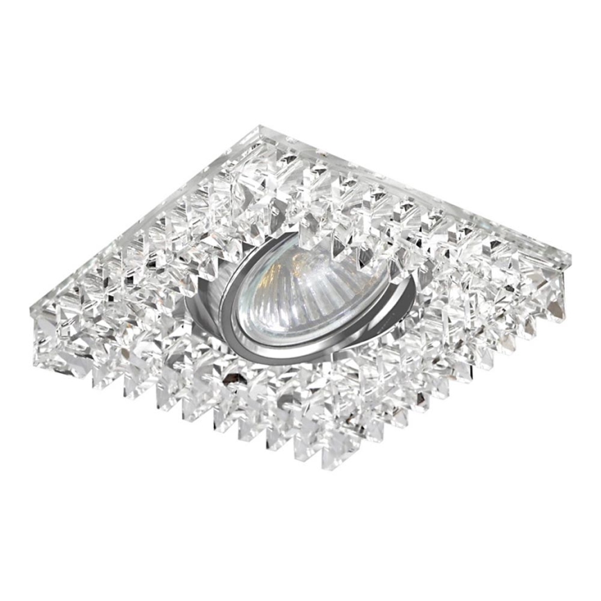 LUXERA 71067 - Upotettu valo CRYSTALS 1xGU10/50W/230V