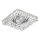 LUXERA 71067 - Upotettu valo CRYSTALS 1xGU10/50W/230V