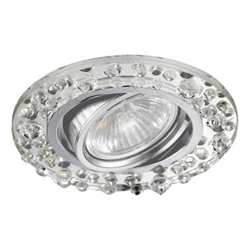 LUXERA 71068 - Upotettu valo CRYSTALS 1xGU10/50W/230V
