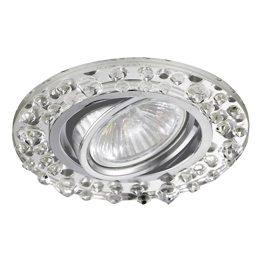 LUXERA 71068 - Upotettu valo CRYSTALS 1xGU10/50W/230V