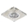 LUXERA 71072 - Upotettu valo ELEGANT 1xGU10/50W/230V + LED STRIPE