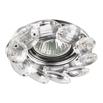 LUXERA 71073 - Upotettu valo CRYSTALS 1xGU10/50W/230V