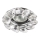 LUXERA 71073 - Upotettu valo CRYSTALS 1xGU10/50W/230V