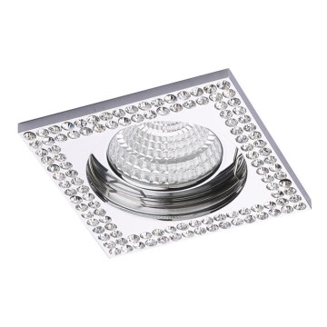 LUXERA 71077 - Upotettu valo CRYSTALS 1xGU10/50W/230V