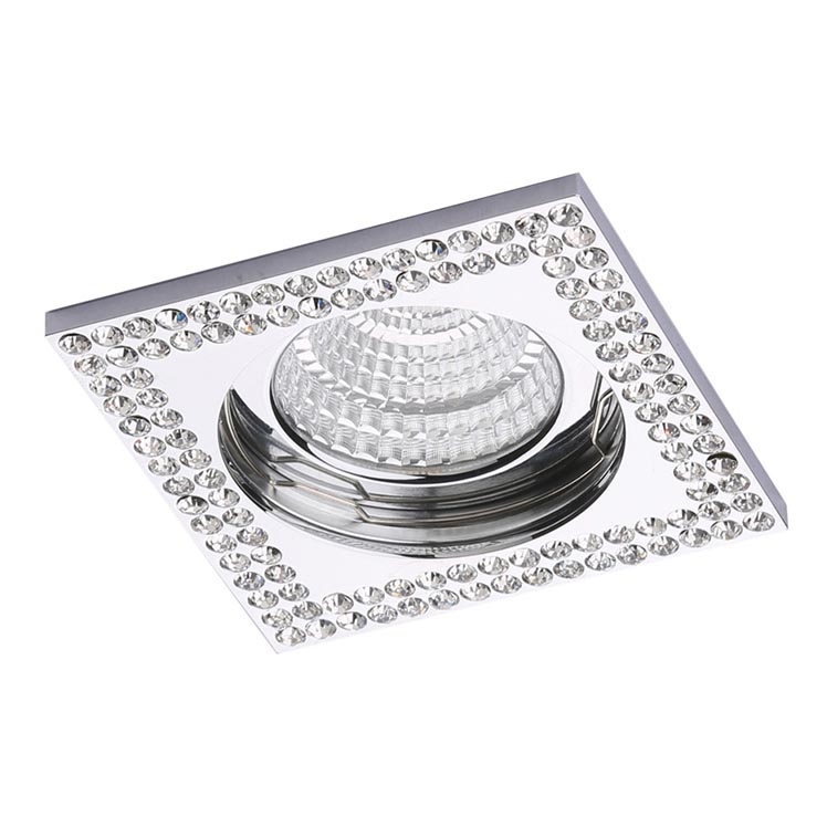 LUXERA 71077 - Upotettu valo CRYSTALS 1xGU10/50W/230V