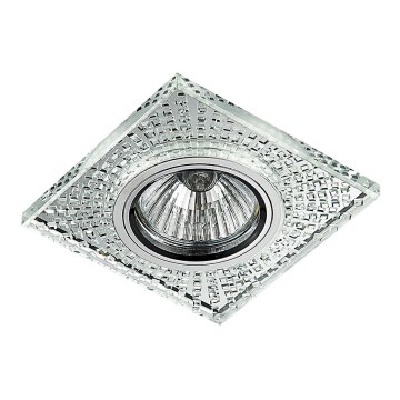 LUXERA 71092 - Upotettu valo ELEGANT GLASS FIX GU10/50W/230V