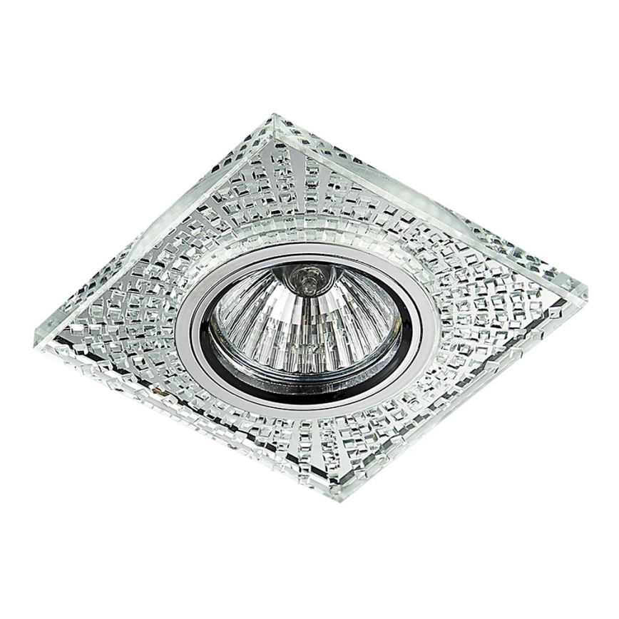 LUXERA 71092 - Upotettu valo ELEGANT GLASS FIX GU10/50W/230V
