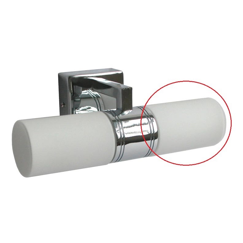 Luxera 8001 - Varaosa lasi ANITA G9 valkoinen