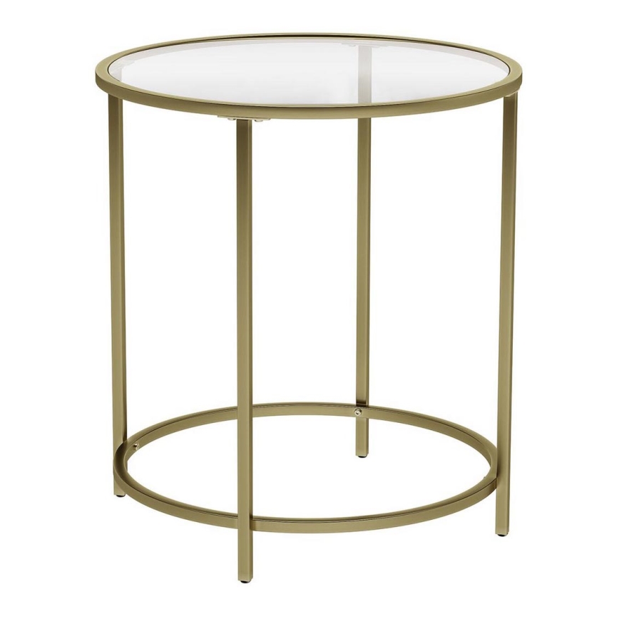 LYRA-sivupöytä, kultainen