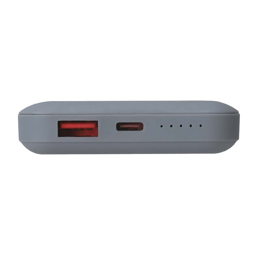 Magneettinen virtapankki langattomalla latauksella Power Delivery 10 000mAh/20W/3,7V harmaa
