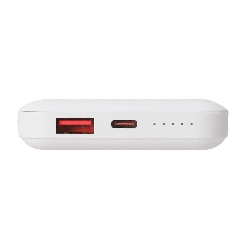 Magneettinen virtapankki langattomalla latauksella Power Delivery 10 000mAh/20W/3,7V valkoinen
