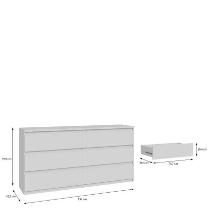 MAO-lipasto, valkoinen