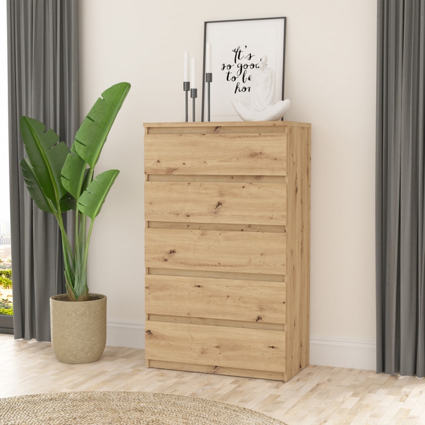 MAO-lipasto vetolaatikoilla, artisan-tammi