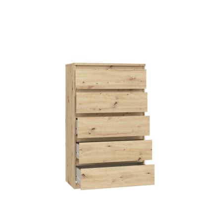 MAO-lipasto vetolaatikoilla, artisan-tammi