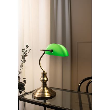 Markslöjd 105931 - Pöytävalaisin BANKERS 1xE14/40W/230V