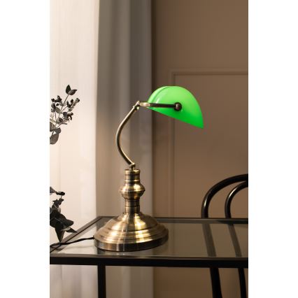 Markslöjd 105931 - Pöytävalaisin BANKERS 1xE14/40W/230V