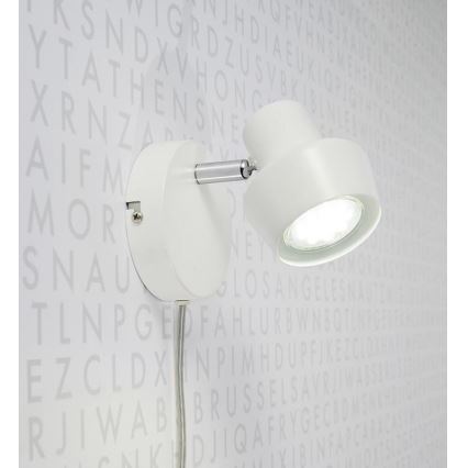Markslöjd 106083 - seinälamppu URN 1xGU10/35W/230V valkoinen